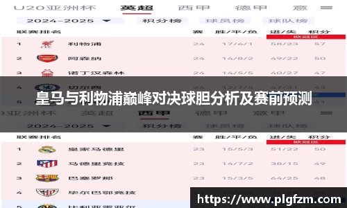 皇马与利物浦巅峰对决球胆分析及赛前预测